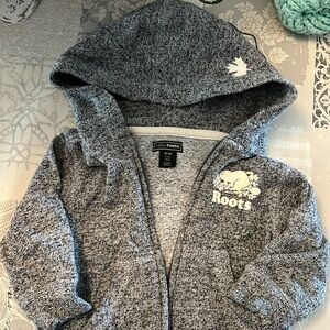 Roots baby sweater